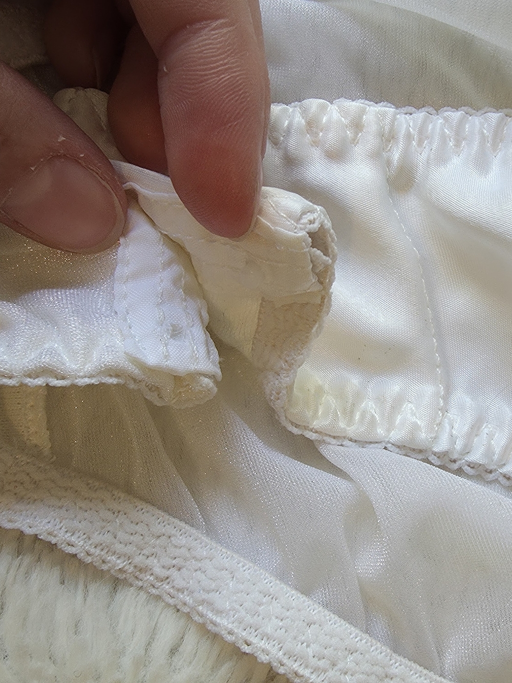 NWT Vintage Interludes White One-Piece Lingerie - Picture 2 of 7